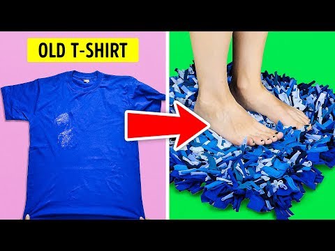 20 NEW DIY IDEAS FOR YOUR OLD T-SHIRTS